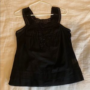 Black anthropology blouse